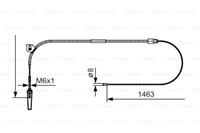 mercedes-benz Handremkabel BC1024