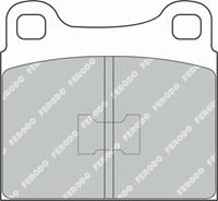 FERODO Bremsbeläge FDB105 Bremsklötze,Scheibenbremsbelag VW,AUDI,GOLF I Cabriolet 155,POLO 86C, 80,POLO Coupe 86C, 80,GOLF I 17,POLO CLASSIC 86C, 80