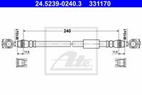 Bremsschlauch Hinterachse ATE 24.5239-0240.3