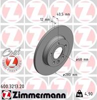 Bremsscheibe 'COAT Z' | Zimmermann (600.3213.20)