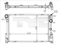 Kühler, Motorkühlung TYC 721-0015