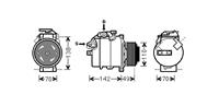 vanwezel Compressor, airconditioning VAN WEZEL, Spanning (Volt)12V, u.a. für BMW