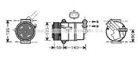 opel Compressor, airconditioning