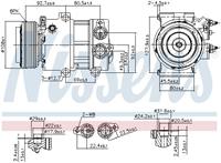 Kompressor, Klimaanlage | NISSENS (890179)