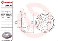 BREMBO Bremstrommel 14.C014.10  PEUGEOT,CITROËN,BIPPER AA_,BIPPER Tepee,NEMO Kasten AA_,NEMO Kombi