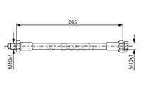 Bremsschlauch Bosch 1 987 476 244