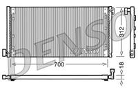Condensator, Airconditioner DENSO DCN12001