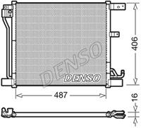 Kondensator, Klimaanlage Denso DCN46018