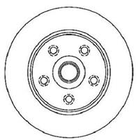 Bremsscheibe ABS 16681