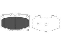 kavoparts Bremsbelagsatz, Scheibenbremse Kavo Parts KBP-9028