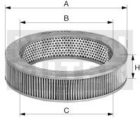 Luchtfilter MANN-FILTER C 30 010