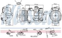 mercedes Compressor, airconditioning 890645