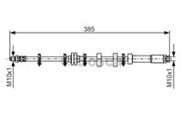 Bremsschlauch Vorderachse links Bosch 1 987 476 634