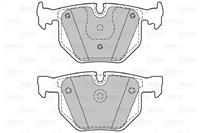 Valeo Bremsbeläge 598411 Bremsklötze,Scheibenbremsbelag BMW,X5 E70,7 E65, E66, E67,X6 E71, E72