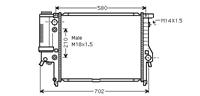 bmw RADIATEUR BENZINE 520 AT met AIRCO 88-92