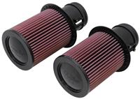 K&N vervangingsfilter passend voor Audi R8 5.2L V10 2009-2012 (2 per box) (E-0669)