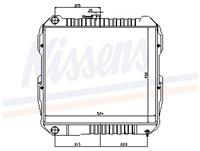 Kühler, Motorkühlung Nissens 64613