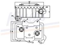Ölkühler, Motoröl Nissens 90582