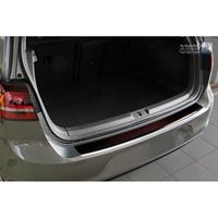 RVS AchterbumperprotectorDeluxe' Volkswagen Golf VII HB 3/5-deurs 2012- Chroom/Rood-Zwart Carbon