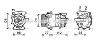 ford Compressor, airconditioning