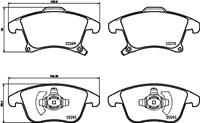 ford Remblokkenset, schijfrem 8DB355025201