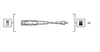 magnetimarelli Bougiekabelset MAGNETI MARELLI, Diameter (mm)7mm, u.a. für Mercedes-Benz