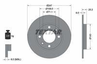 Bremsscheibe Hinterachse Textar 92055003