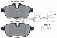 bmw Remblokkenset, schijfrem 2455901