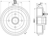 Bremstrommel Hinterachse Textar 94022500