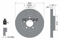 Bremsscheibe Vorderachse Textar 92111803