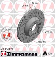 porsche Remschijf COAT Z