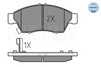 suzuki Remblokkenset, schijfrem 0252381716W