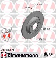 Bremsscheibe 'COAT Z' | Zimmermann (600.3263.20)
