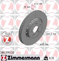 honda Remschijf COAT Z