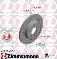 opel Remschijf SPORT REMSCHIJF COAT Z 430264952