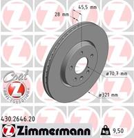 opel Remschijf COAT Z