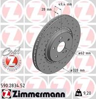 toyota Remschijf SPORT REMSCHIJF COAT Z 590283452