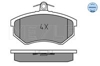 MEYLE Bremsbelagsatz VW,AUDI,SEAT 025 206 6919 357698151B,431698151G,443698151C 8A0698151C,431698151D,443698151D,443698151E,443698151F,443698151G