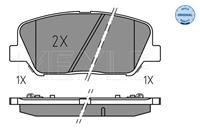 hyundai Remblokkenset, schijfrem 0252491517