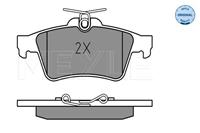 MEYLE Bremsbelagsatz OPEL,FORD,RENAULT 025 241 3716 MBP0531,93190338,ME2T1J2M008AA C2C27271,93172190,93176116,C2P26112,2177229,8660004480,1233679