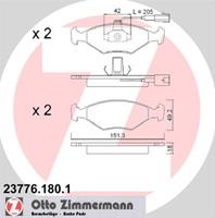 fiat Remblokkenset, schijfrem