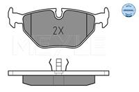 MEYLE Bremsbelagsatz BMW 025 216 0717 34211160341,34211161456,34216761238 1161456,34211165233,1165233,1162446,2157621,6761238,MBP0162,1160341