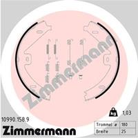 Bremsbackensatz, Feststellbremse Hinterachse Zimmermann 10990.158.9