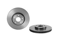 Remschijf COATED DISC LINE BREMBO, Remschijftype: Binnen geventileerd, u.a. für Ford