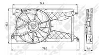 mazda Koelventilatorwiel