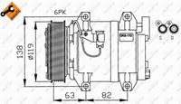 Kompressor, Klimaanlage NRF 32211