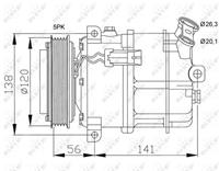 ELSTOCK Compressor, airconditioning  51-1079