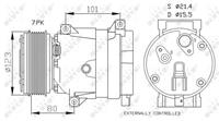 renault Compressor, airconditioning