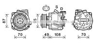 chevrolet Compressor, airconditioning