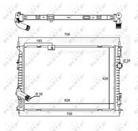 nissan Radiateur 58455